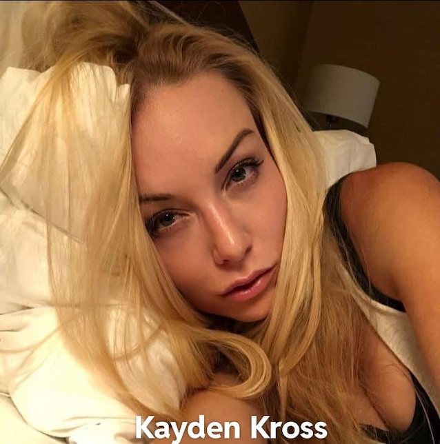 kayden kross blonde closeup