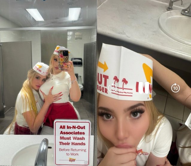 inandout, innout, burger, blowjob, blonde