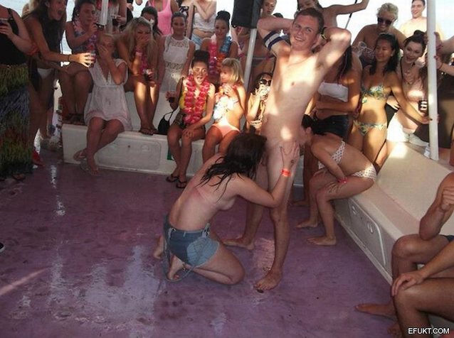 party public blowjob