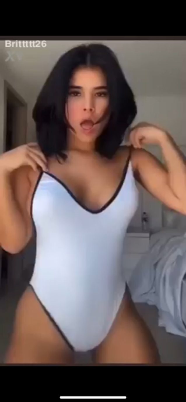 brunette, latina, fake tits, teen, short hair