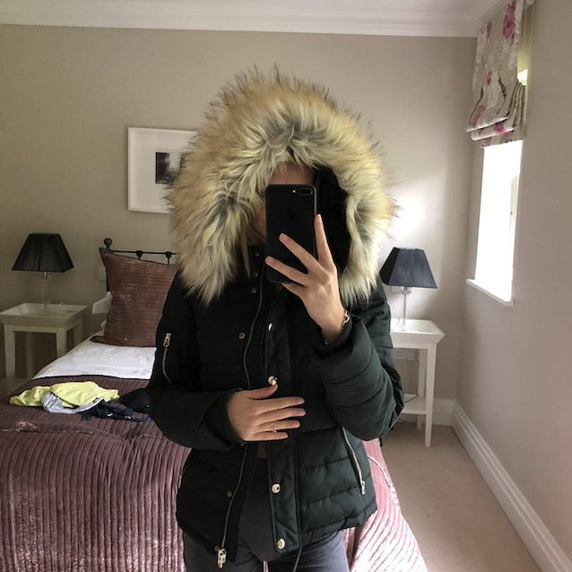 topshop, puffer, jacket, coat, navy