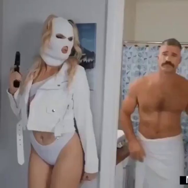 charles dera, blonde, hardcore, mask, brazzers