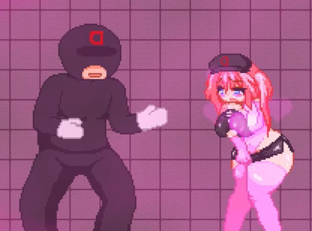 game pixels pink hair