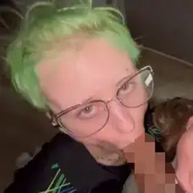 green hair meme threesome