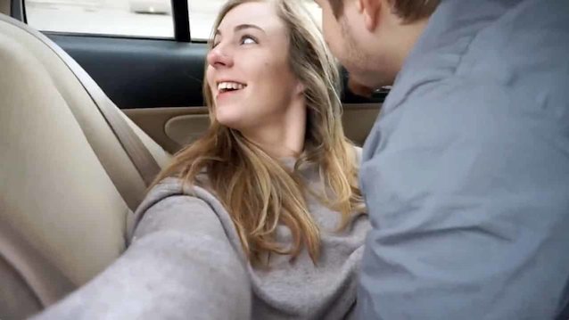 amateur, blonde, public, creampie, blowjob