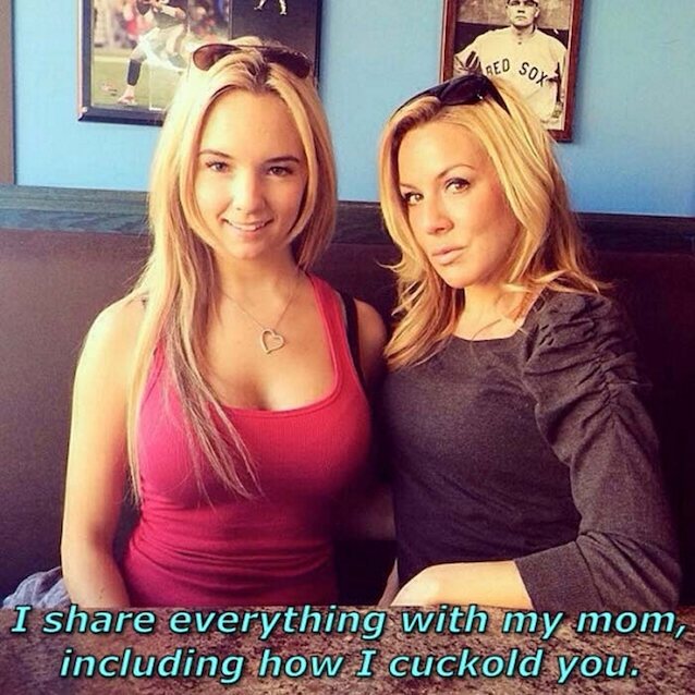 cuckold captions mother daughter