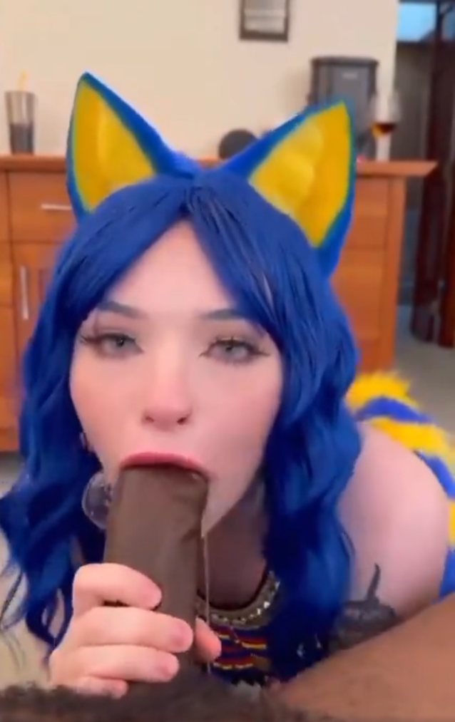 bbc, cosplay, sloppy, white girl, big dick