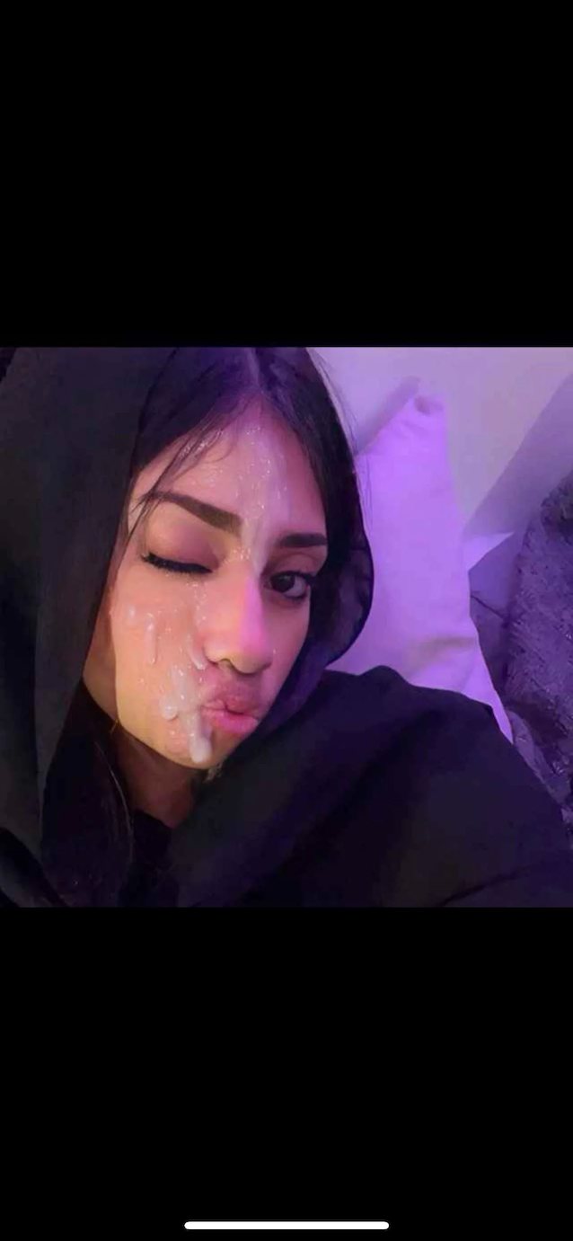 amateur, hijabi, facial, arab, cumshot