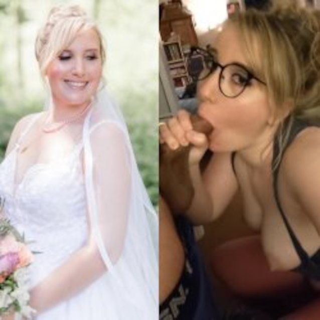 amateur, cute, bride, glasses, bbw