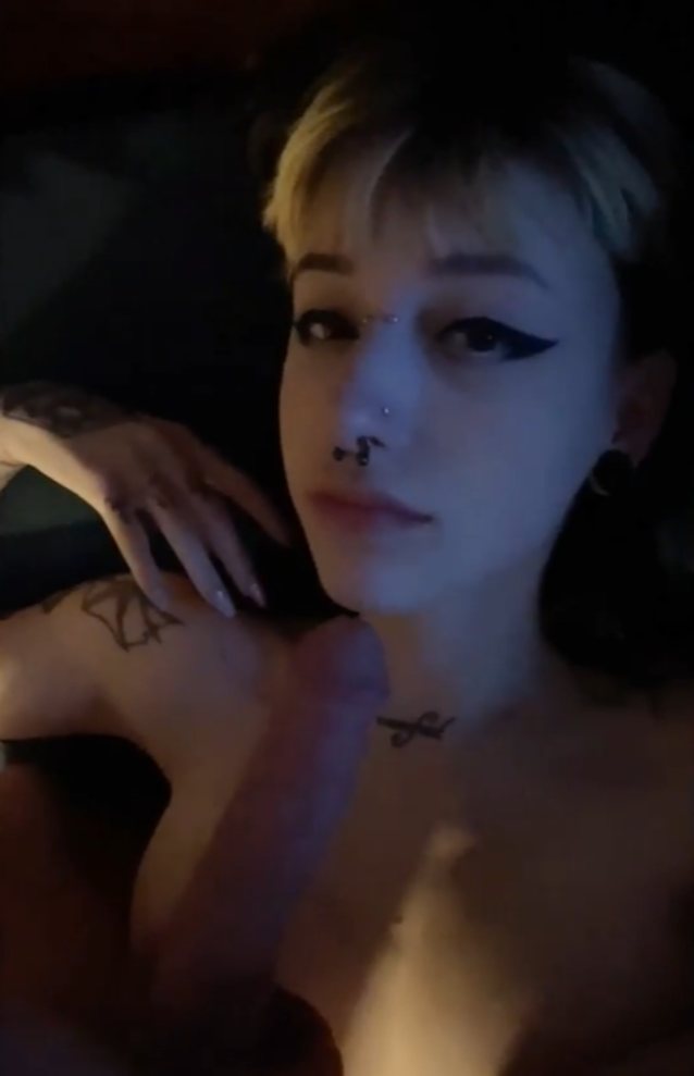 goth, blowjob, hot, sexy, gothgirl