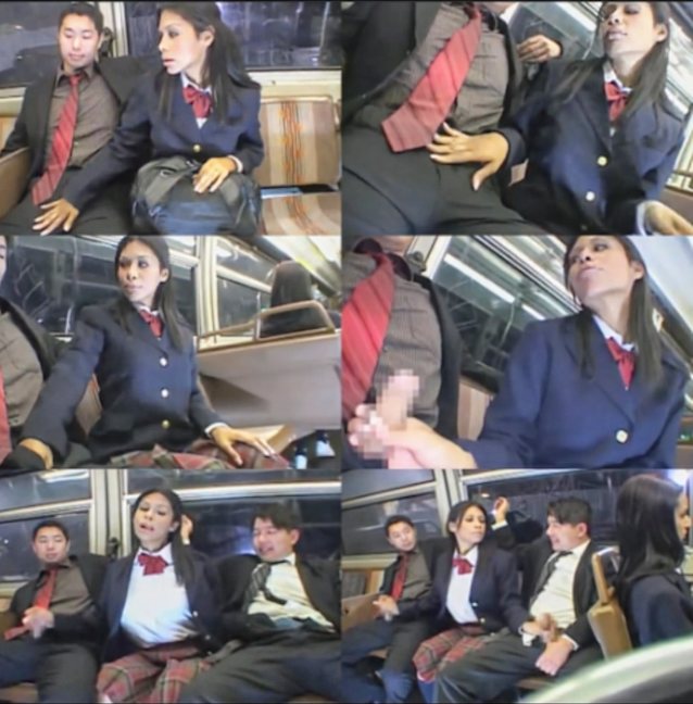 jav, public, bus, handjob, train