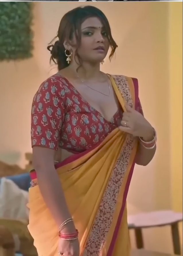 indian, big boobs, asian, natural tits, tv show