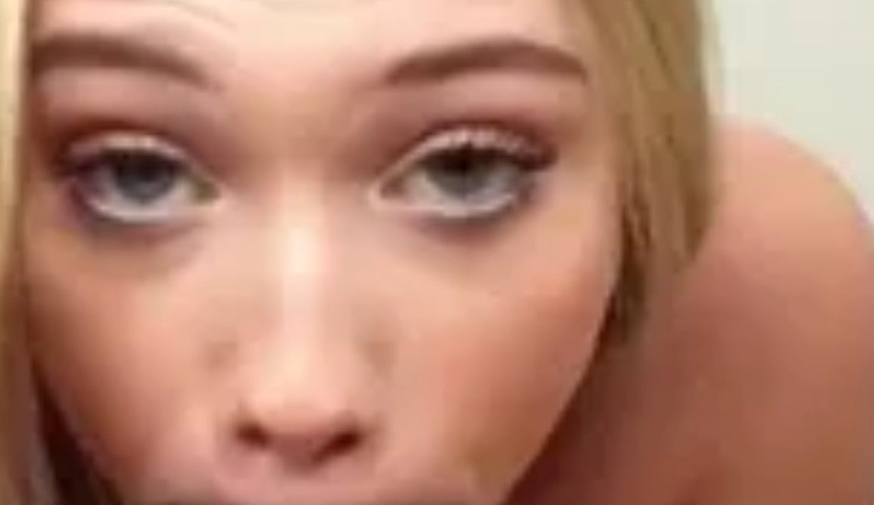pov blowjob blonde