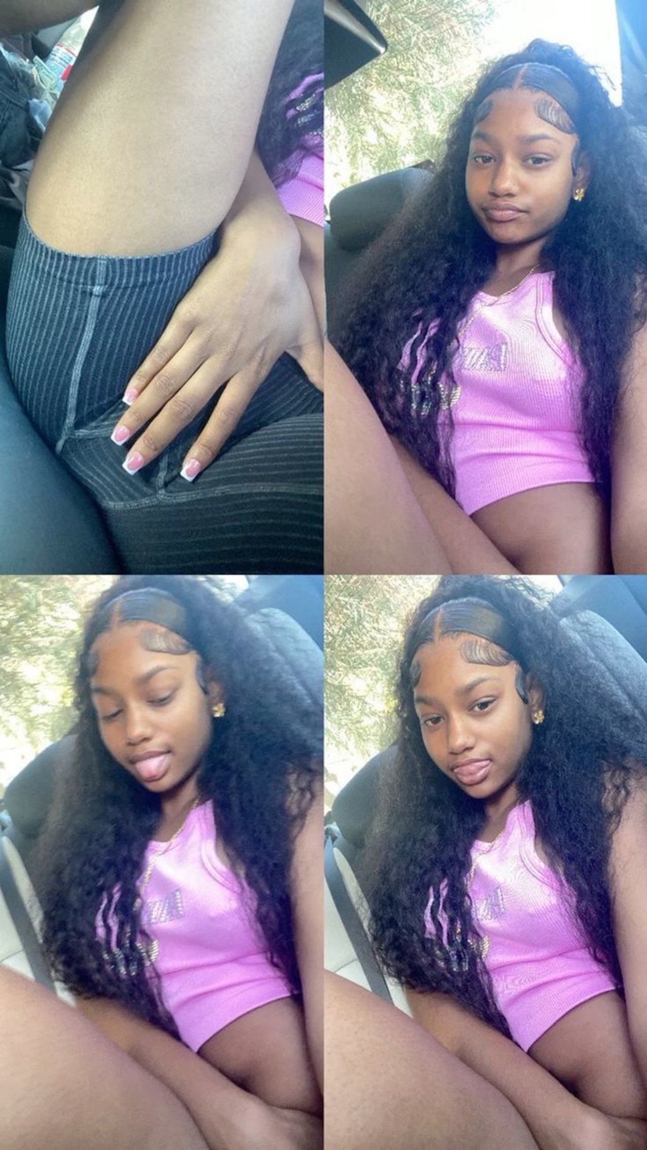 ebony car masturbate