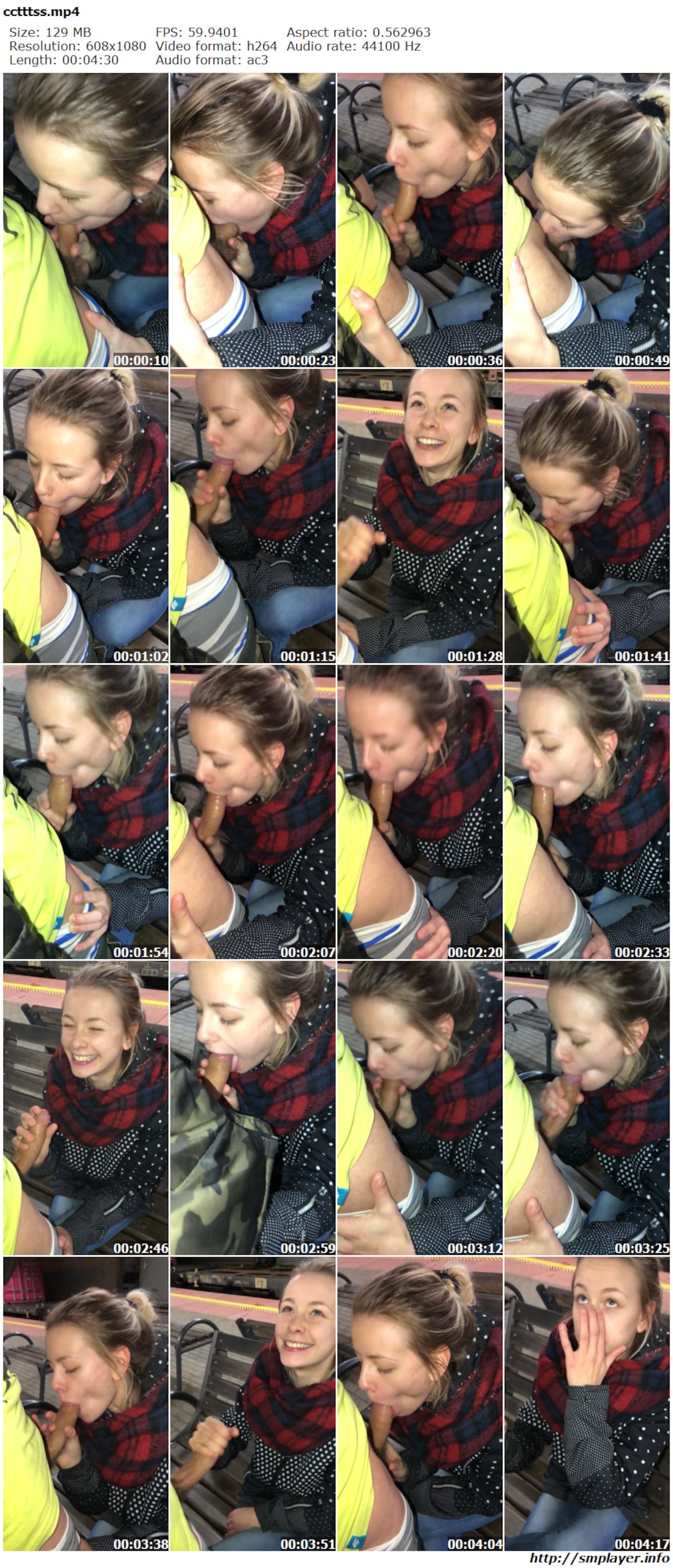 blonde public blowjob