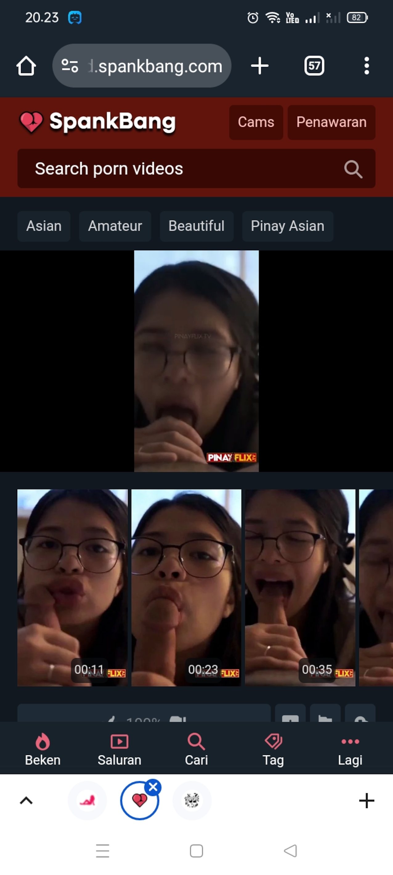 pinay blowjob glasses