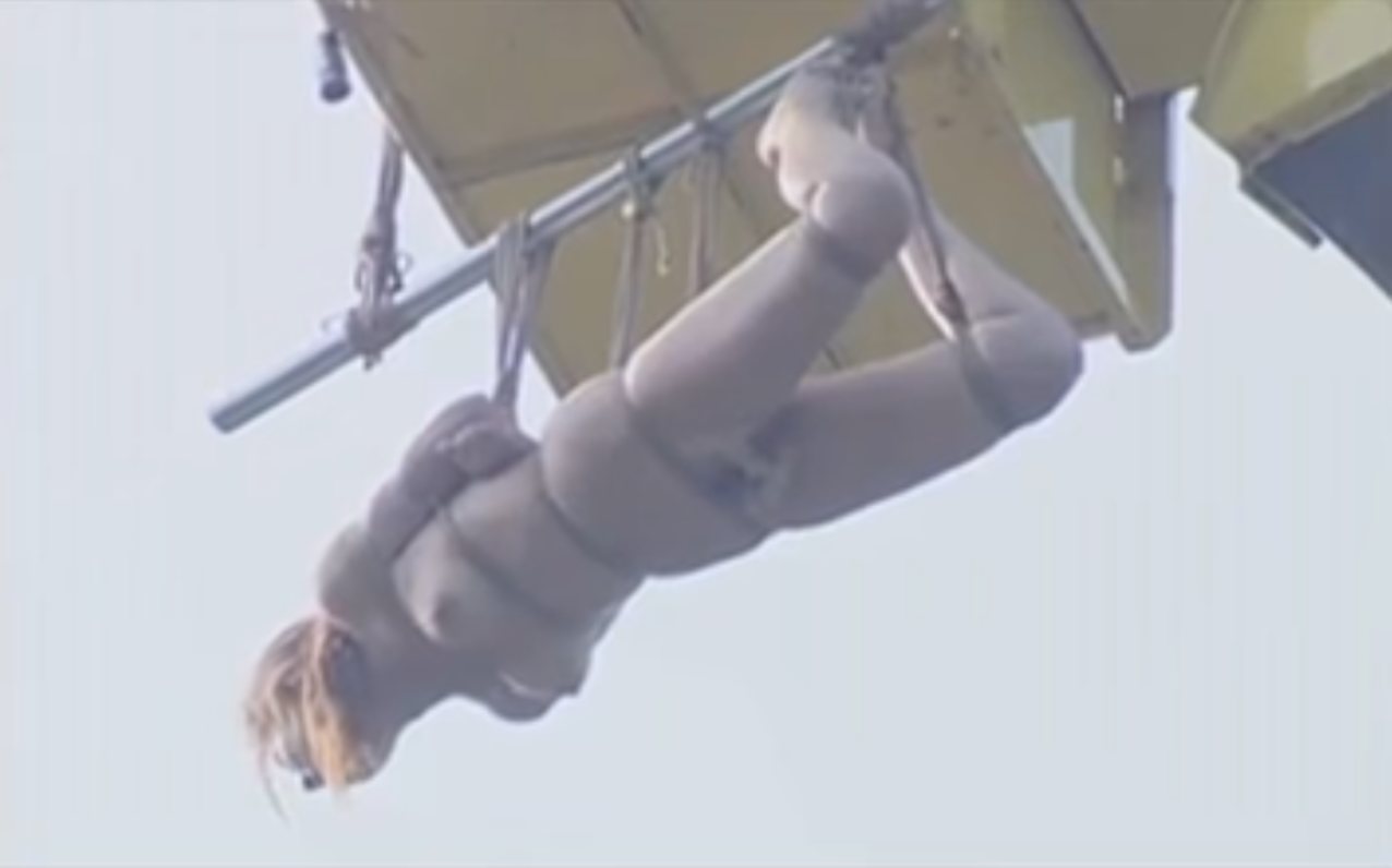 crane bondage tied