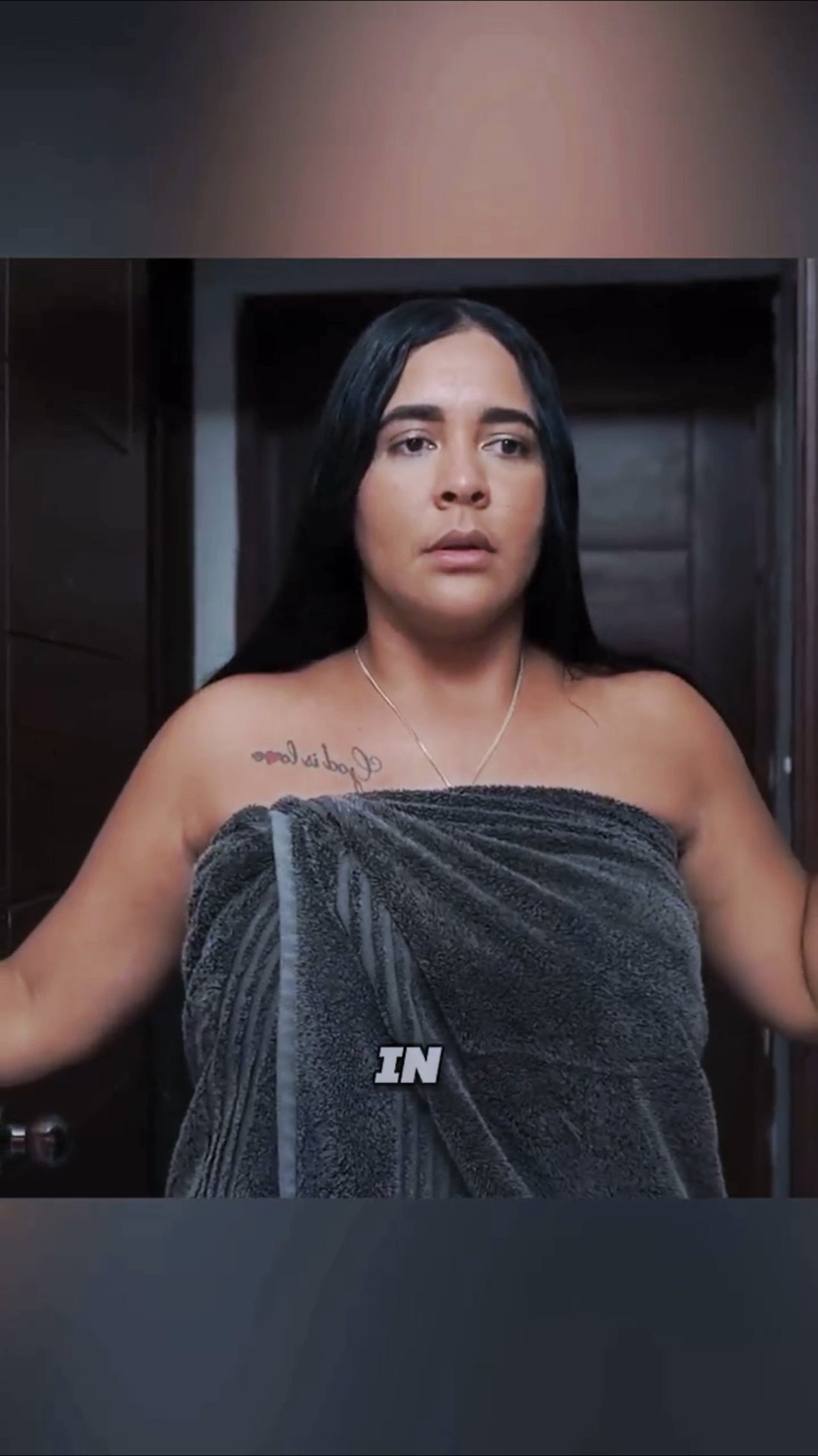 big tits latina bathrob burglary