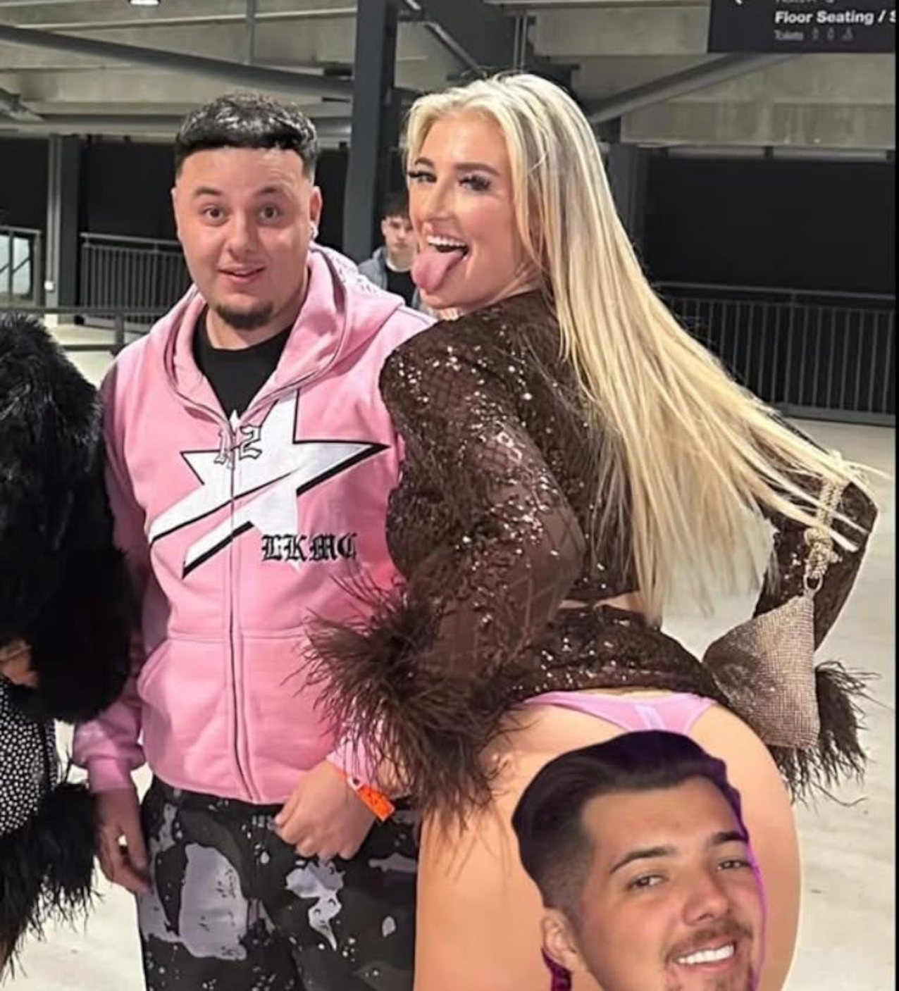 blonde ass tongue