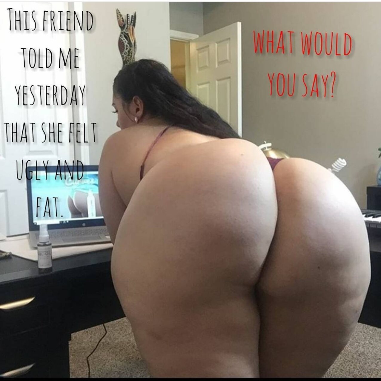 big ass big butt lap top