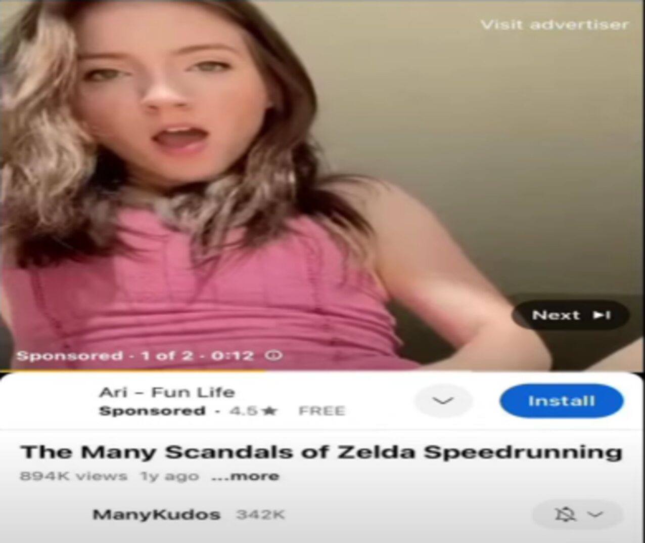 youtube ads masturbating