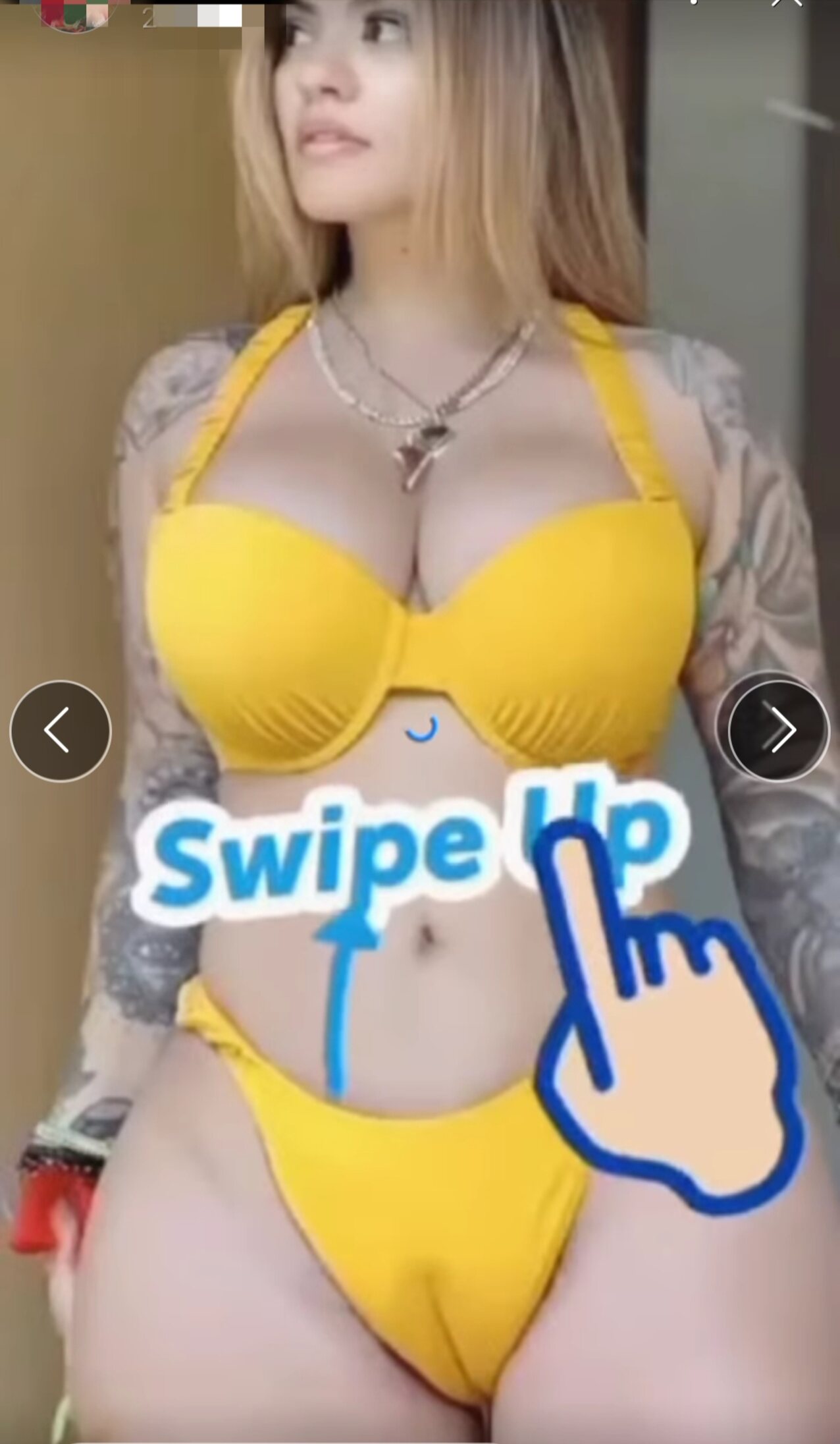 blonde chubby tattoo