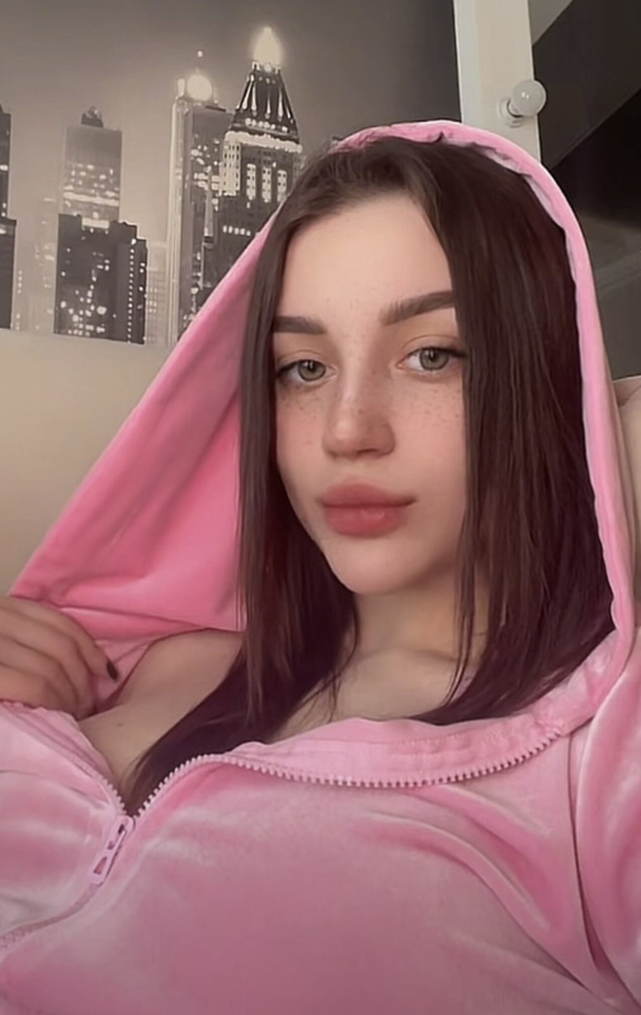 russian big boobs pink jacket