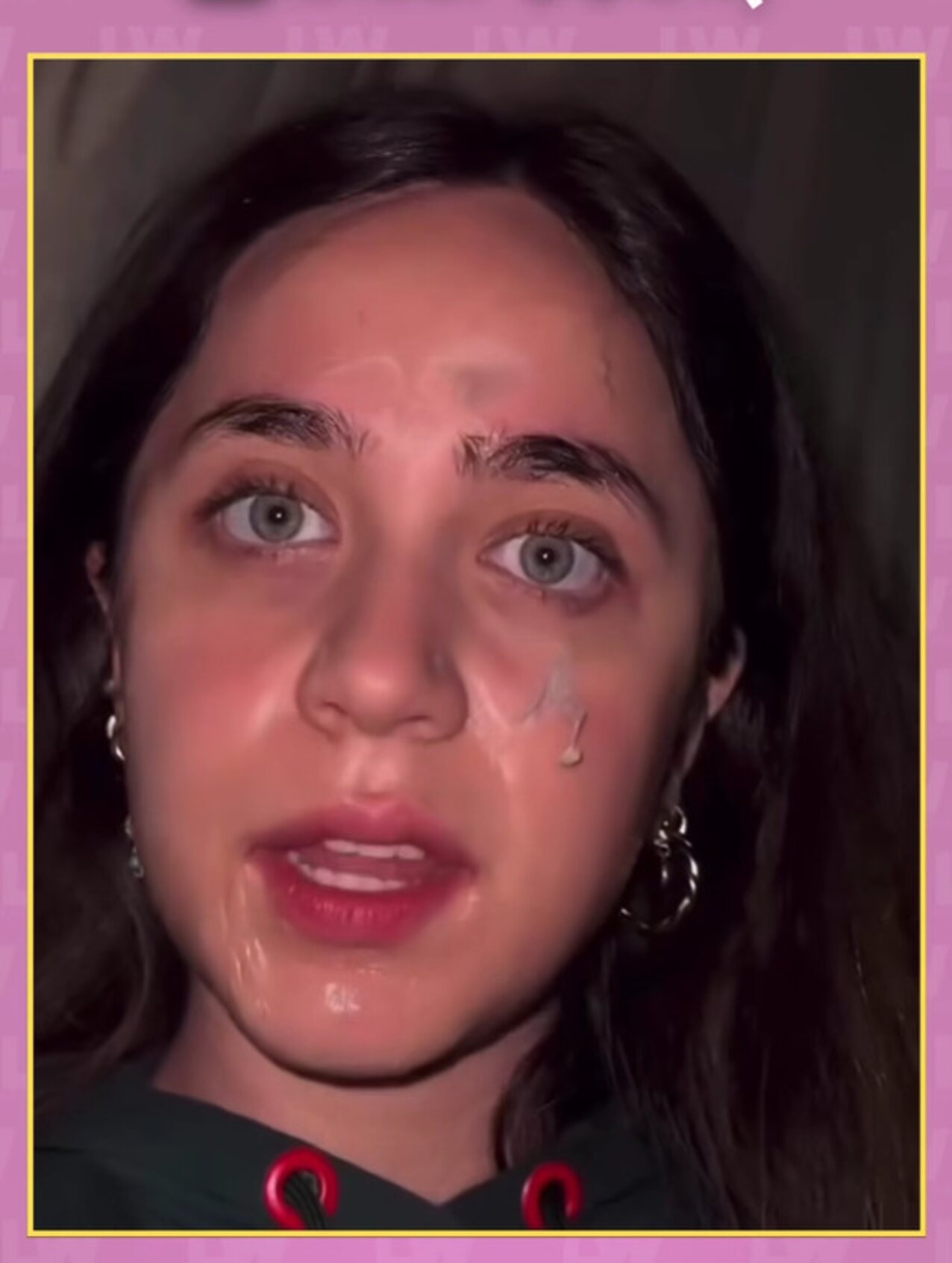 cum facial cute