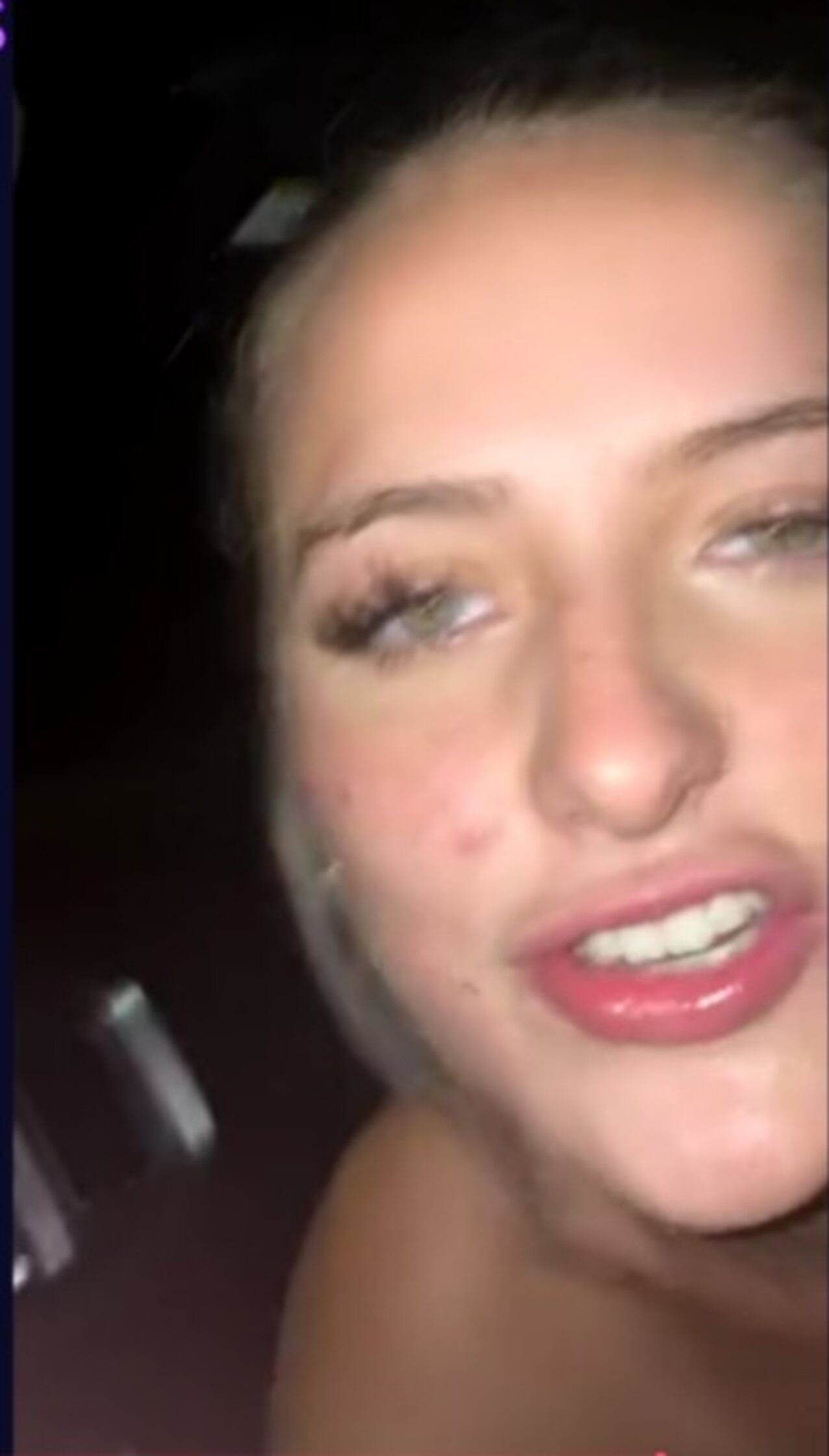 blonde oral car