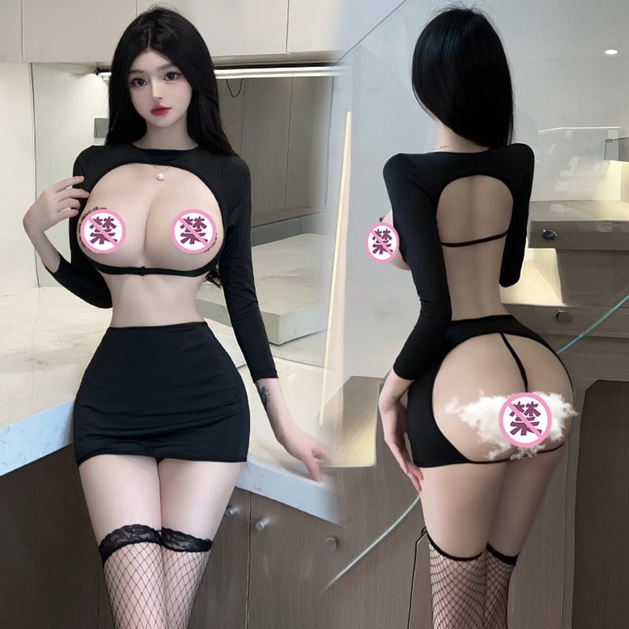 asian perfect boobs revealing clothes