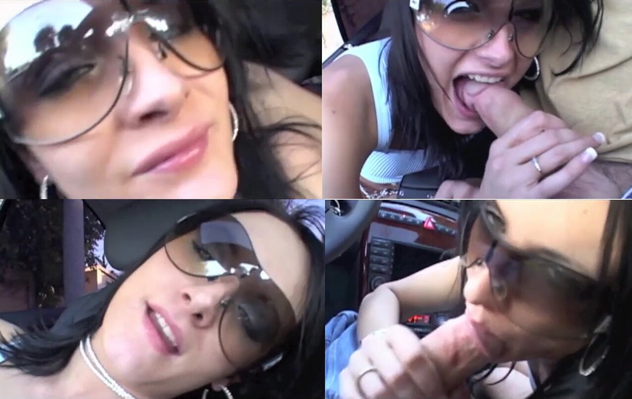 brunette blowjob swallow