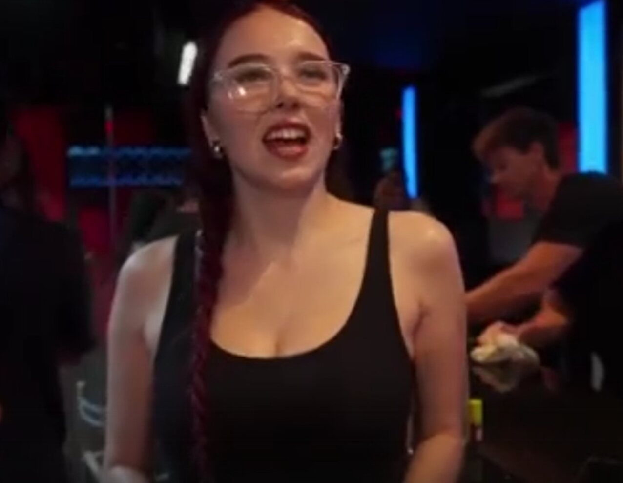 glasses big tits radish hair