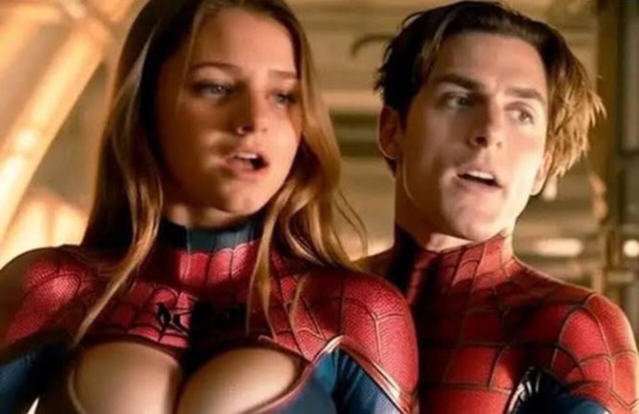 big tits blonde parody