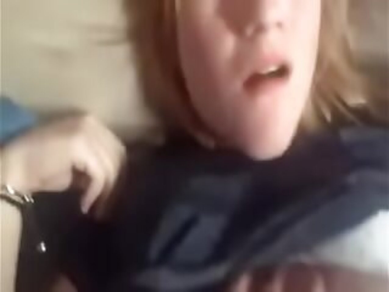clothed pov blonde