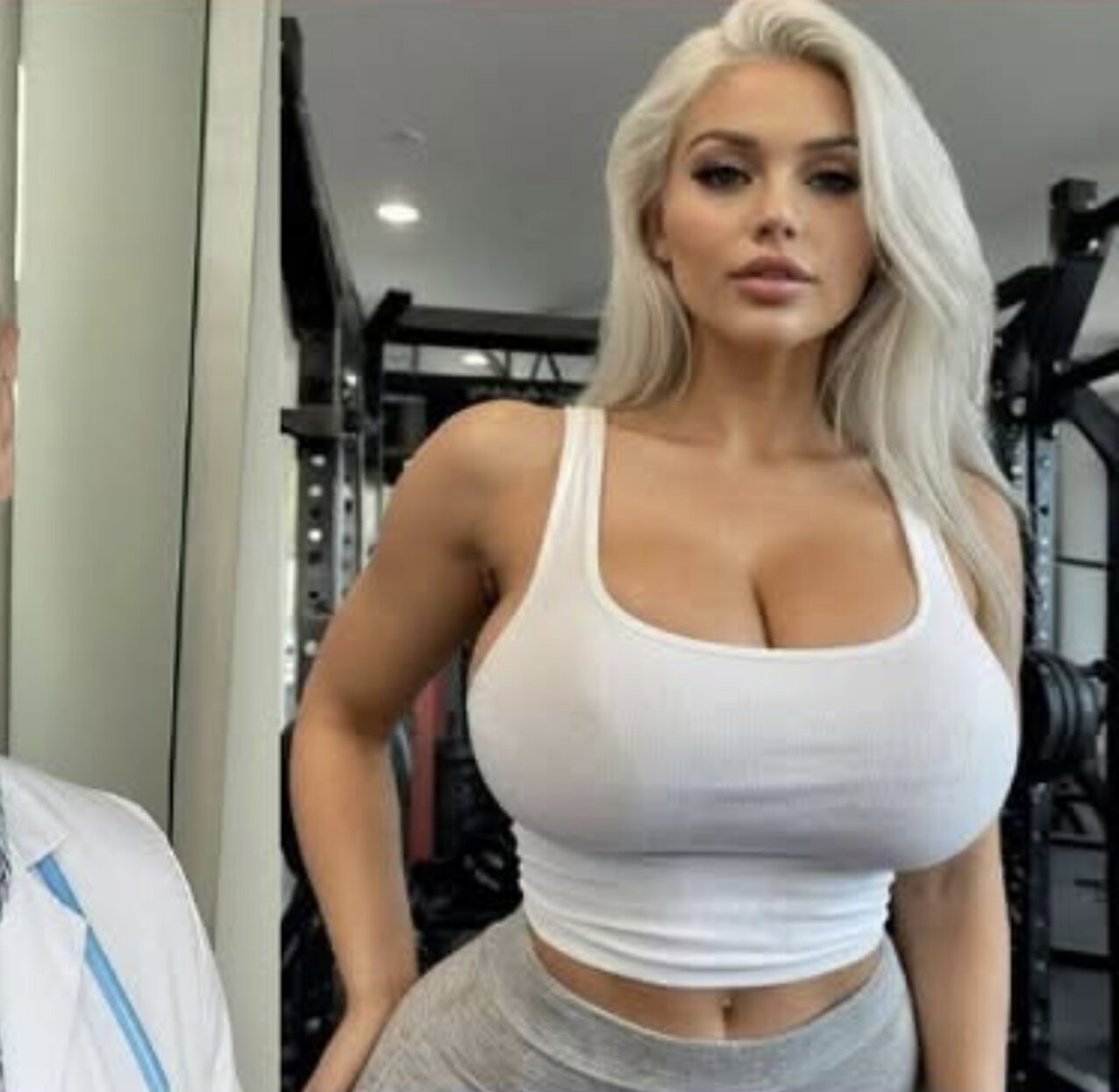 hot busty blonde