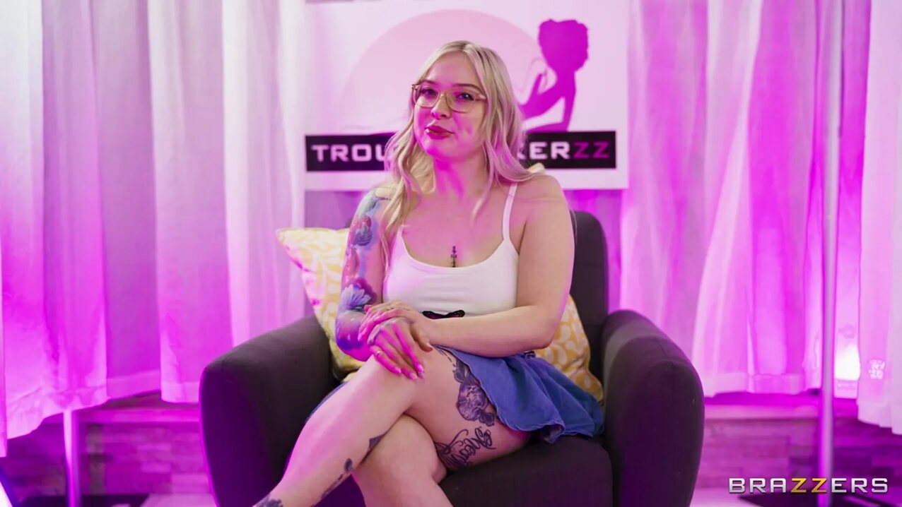 blonde tattoo big tits