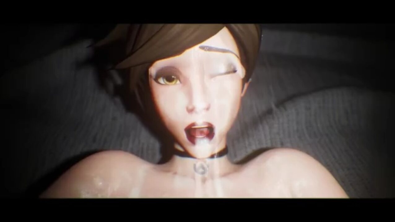 tracer overwatch cumshot