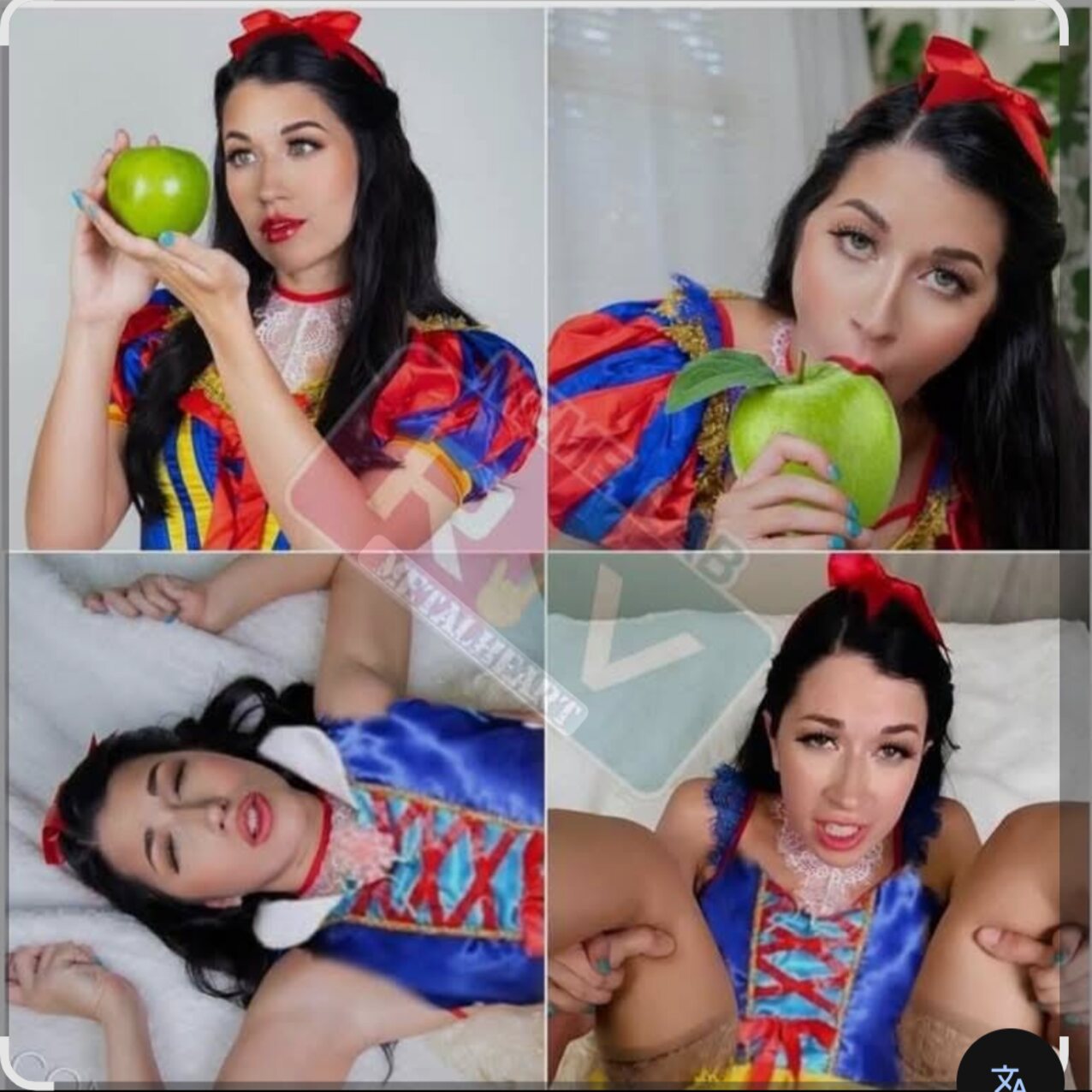 whitesnow parody brunette