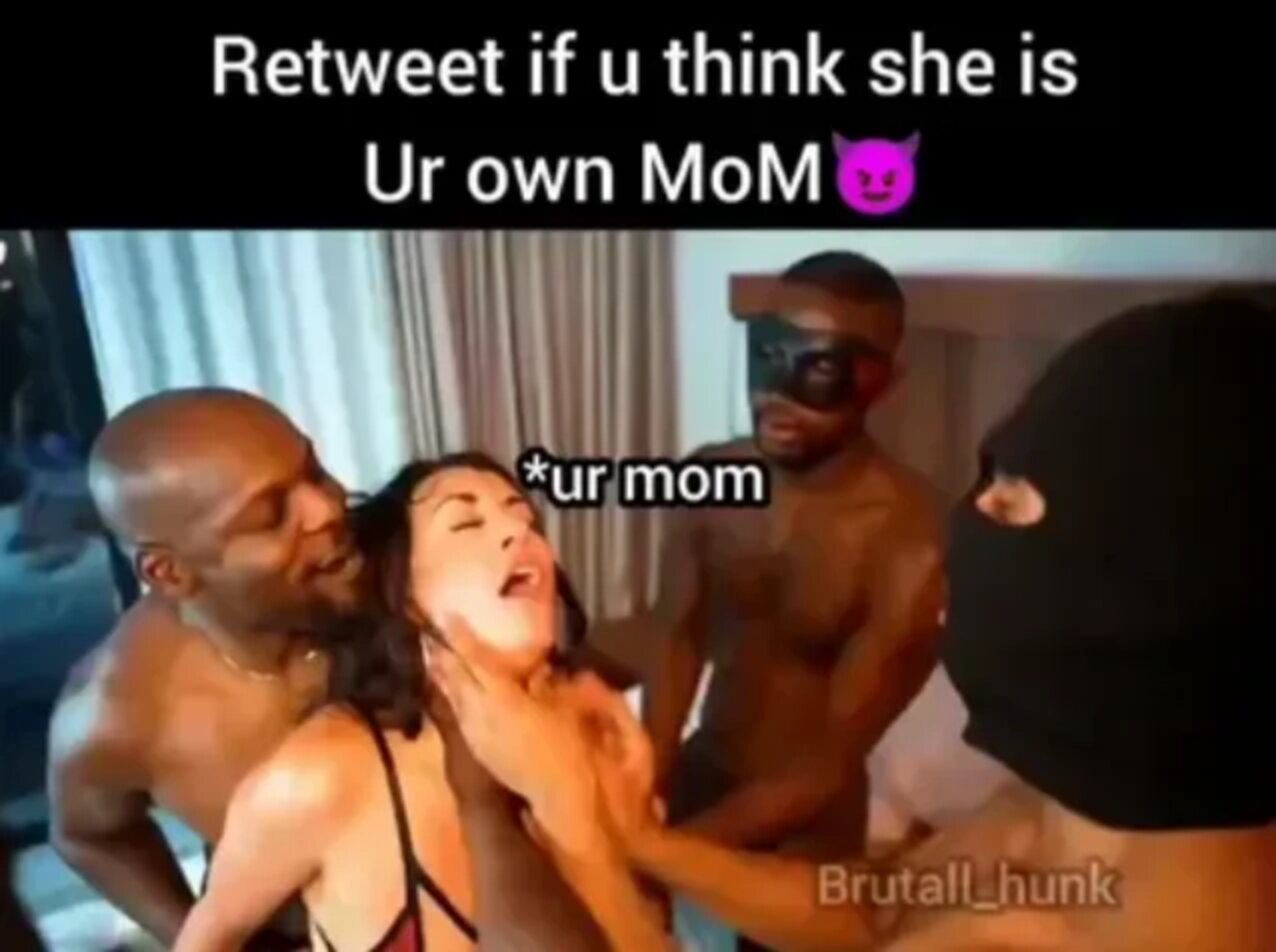 brunette ganbang bbc