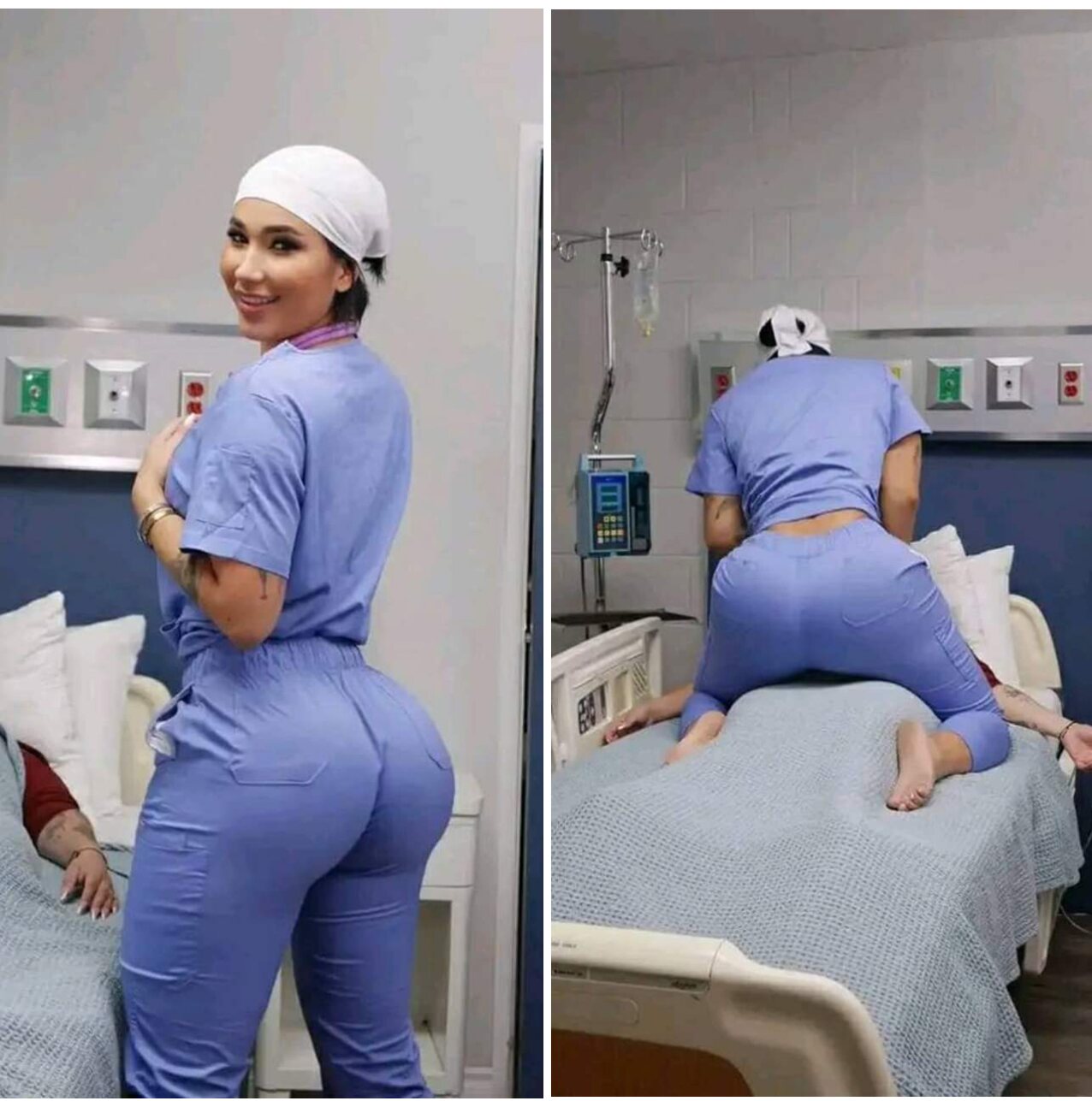 big butt nurse milf