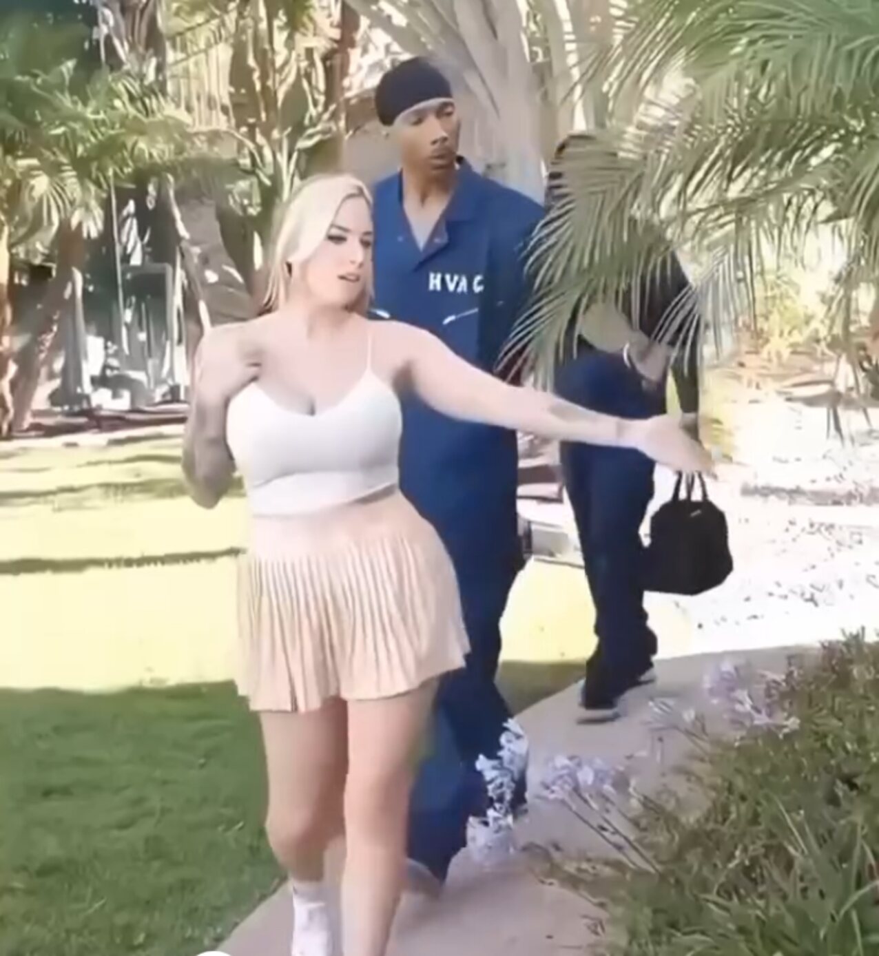hot blond big boobs interracial