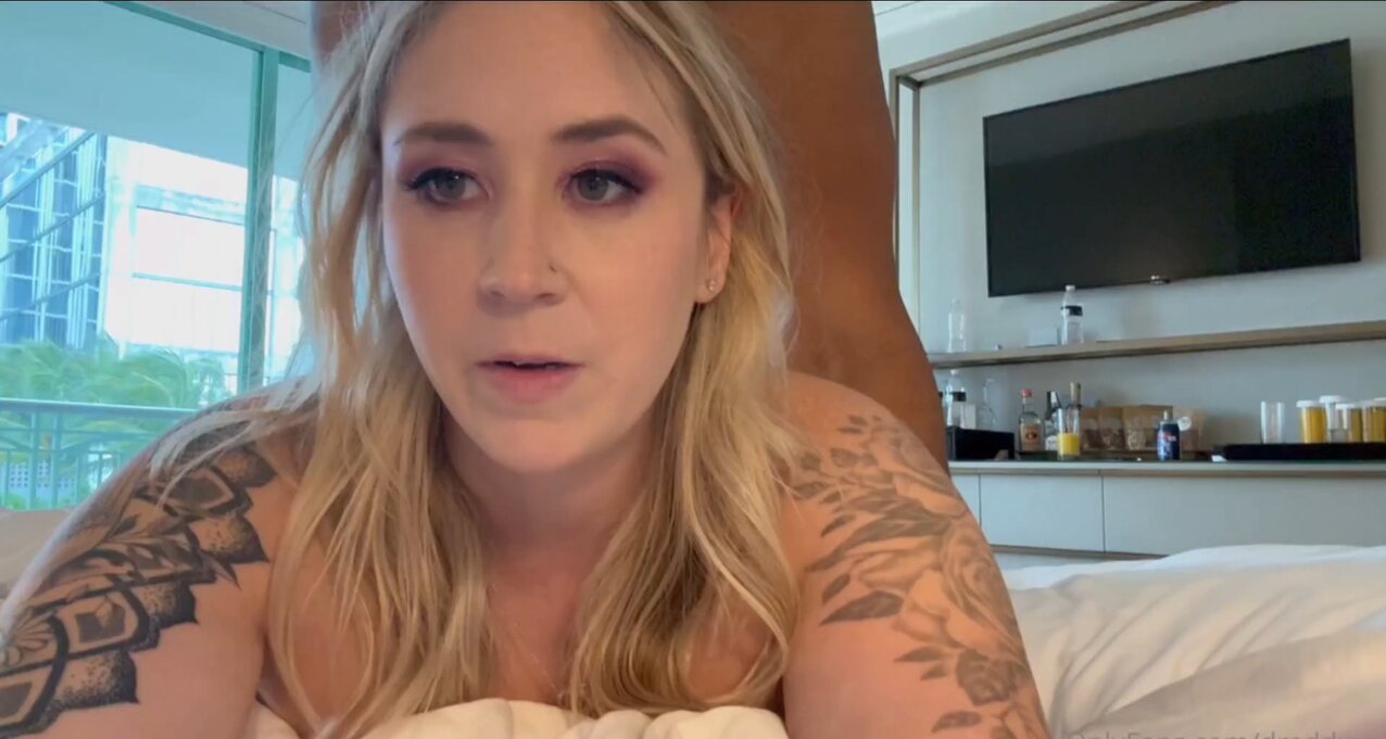 tattoo blonde anal