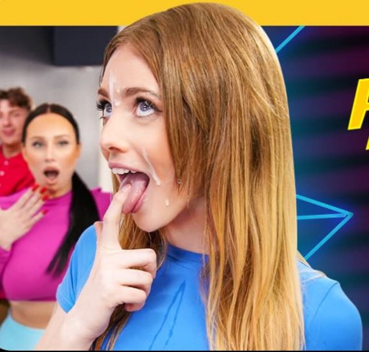 cumface mouth hot