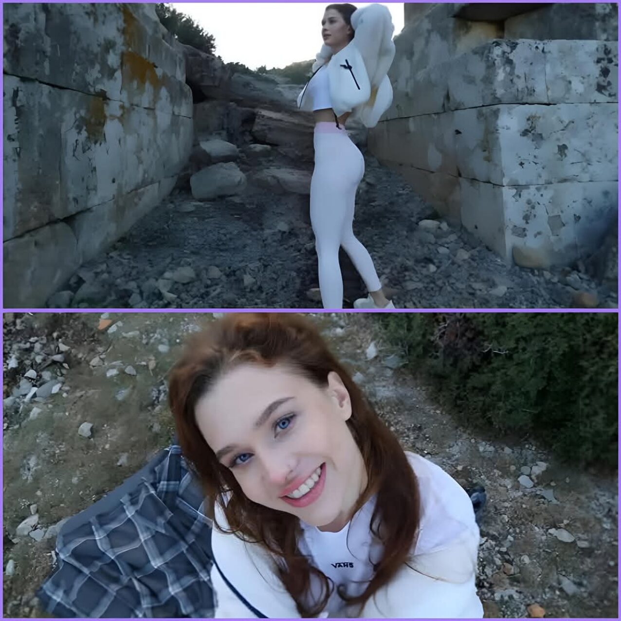 redhead teen public