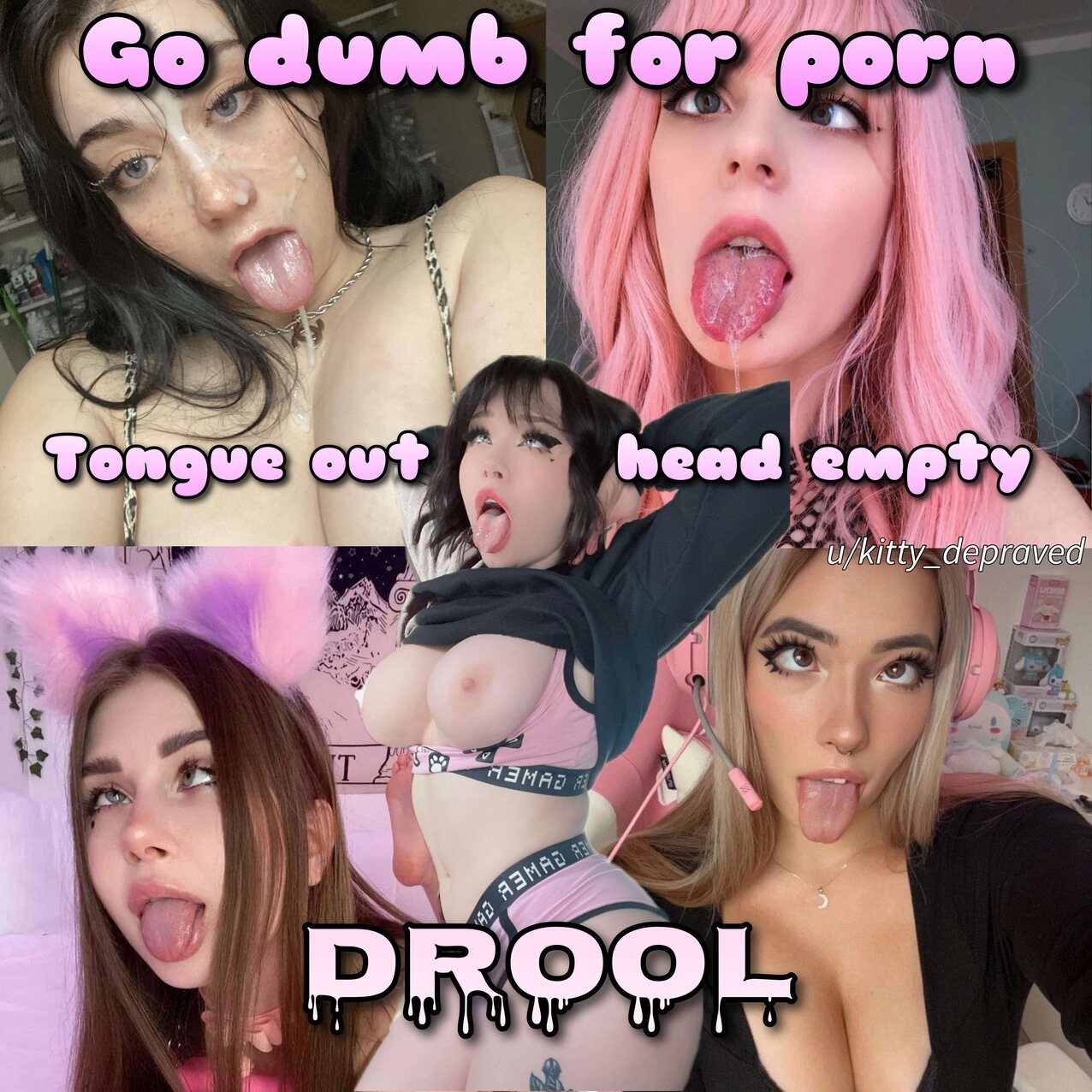 drooling teen ahegao