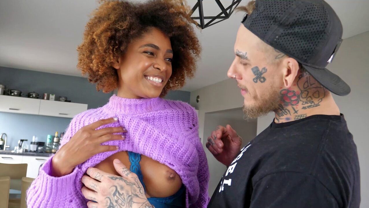 ebony public anal