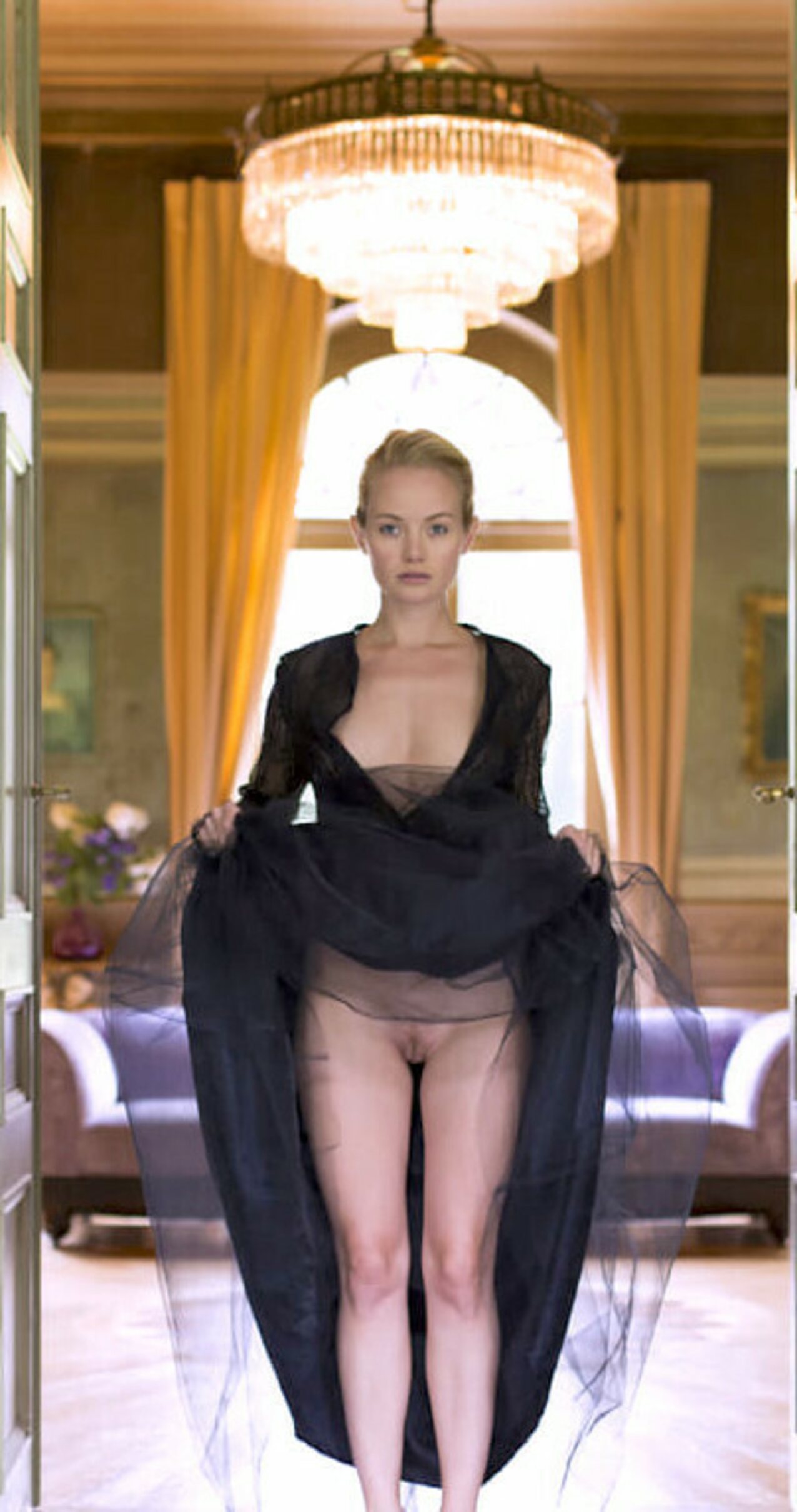 dress lift dress flashing
