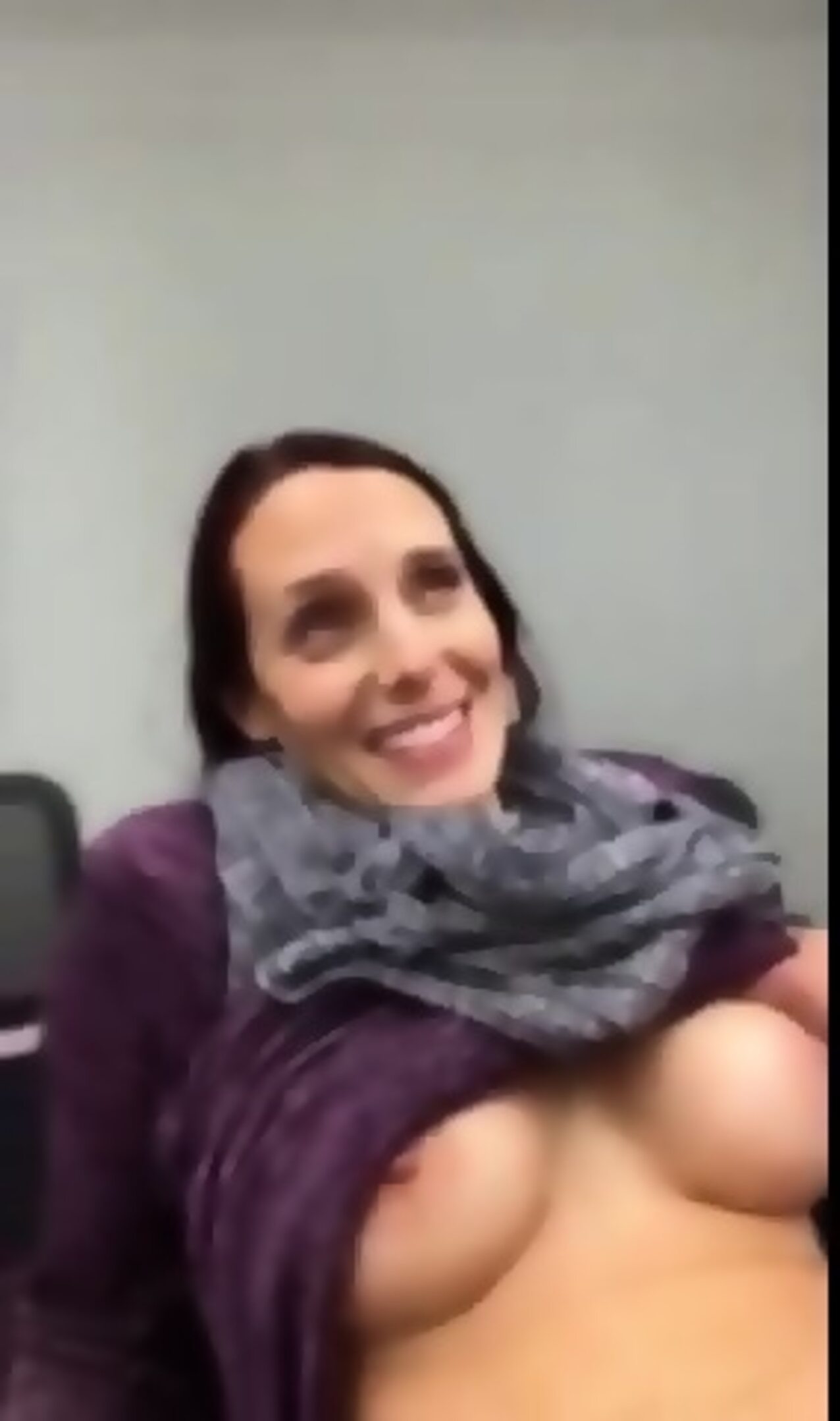 amateur brunette teacher
