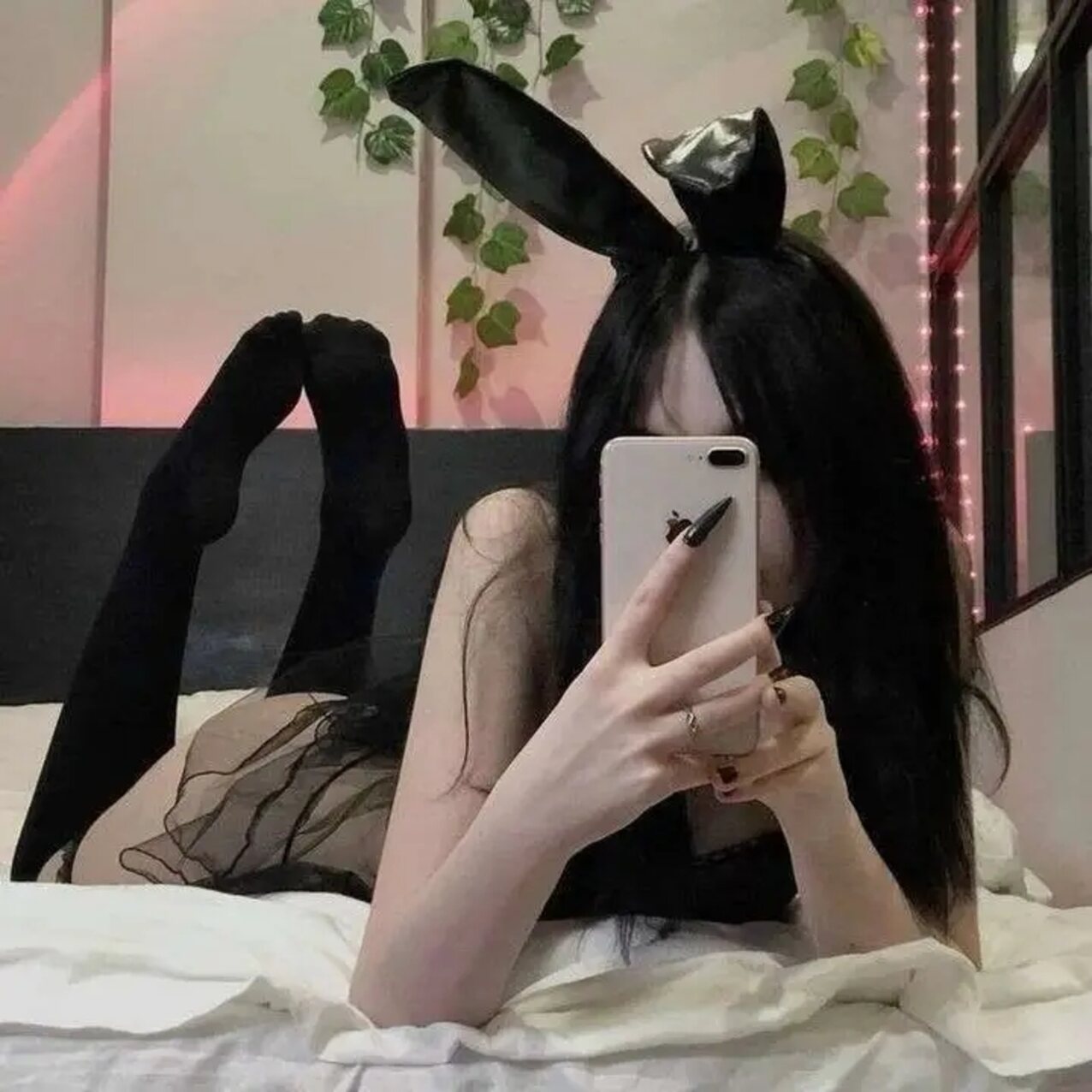 lingerie socks snowbunny