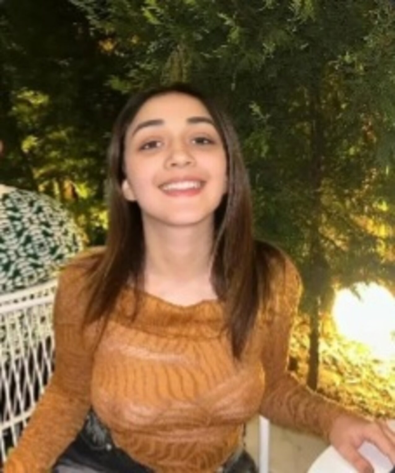 see through tits smilling